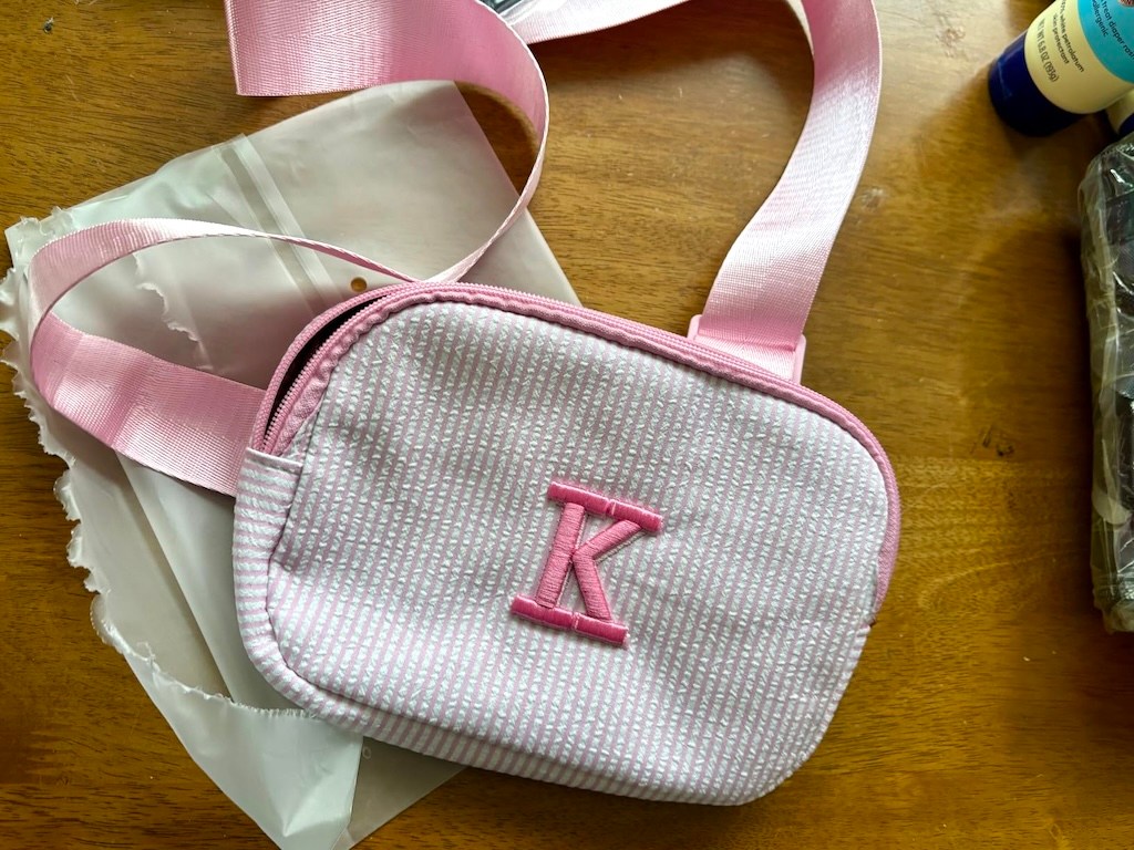 belt bag with K 