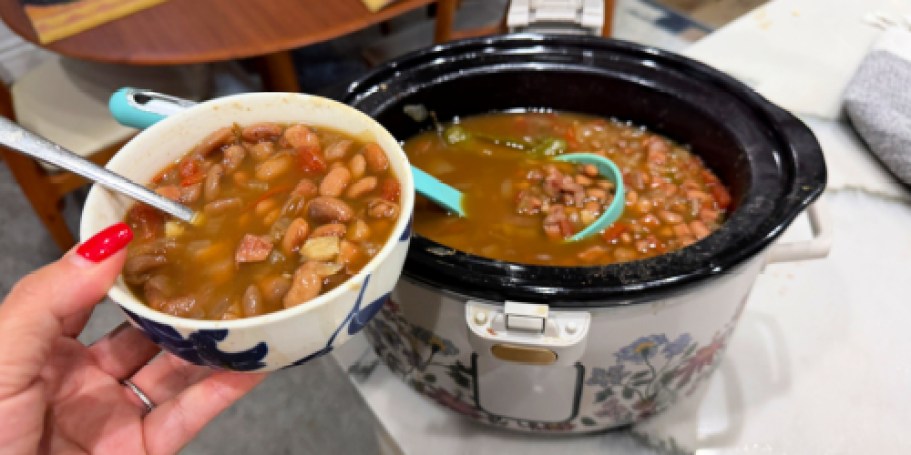 Turn a $2 Bag of Beans into Easy Charro Beans for Meal Prep!