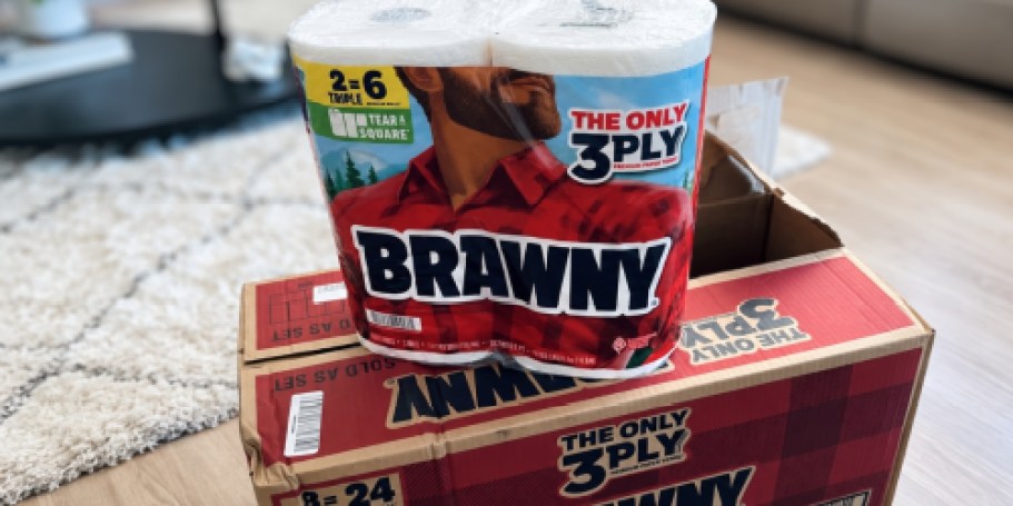 SIX Brawny Paper Towel Double Rolls Only $10 Shipped on Amazon