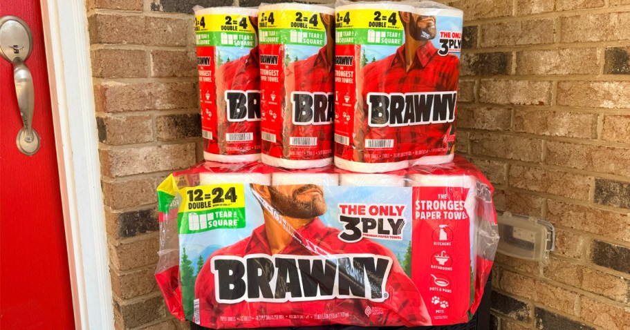 Top Seller: SIX Brawny Paper Towels Double Rolls Only $10 Shipped on Amazon