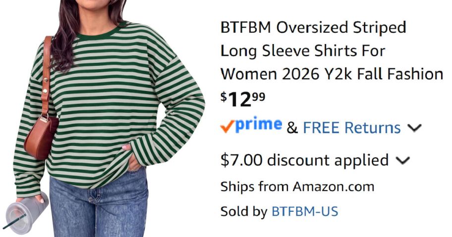 woman wearing green striped shirt