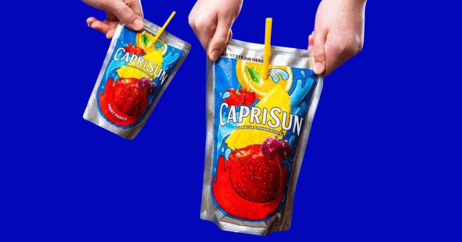 Capri Sun BIG Pouches Drop Daily Between September 21st & 24th on Walmart.com