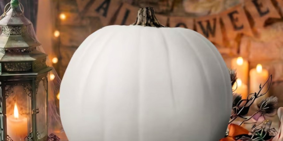 Michaels Carvable Craft Pumpkins Are 50% Off + They’ll Last All Season