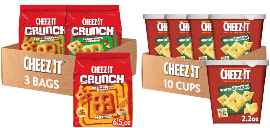 cheez-it cups and crunch