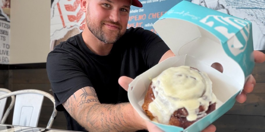 Score a Cinnabon Classic Cinnamon Roll for Only $1 Tomorrow!