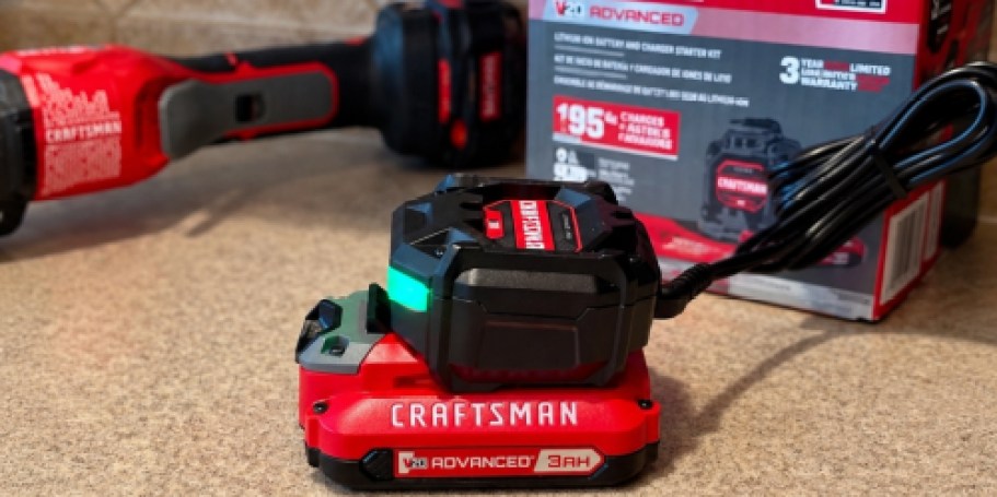 Craftsman V20 Battery & Charger Pack Just $129 Shipped + FREE Power Tool (Up to $199 Value)