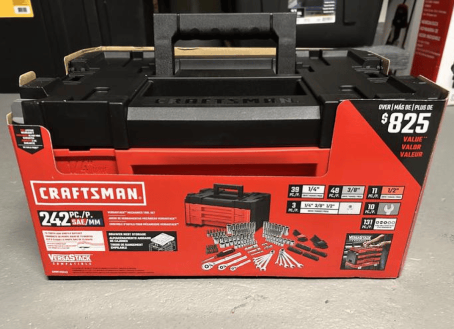 Craftsman Mechanics 242-Piece Tool Set Just $99 Shipped on Lowes.com (Reg. $229)