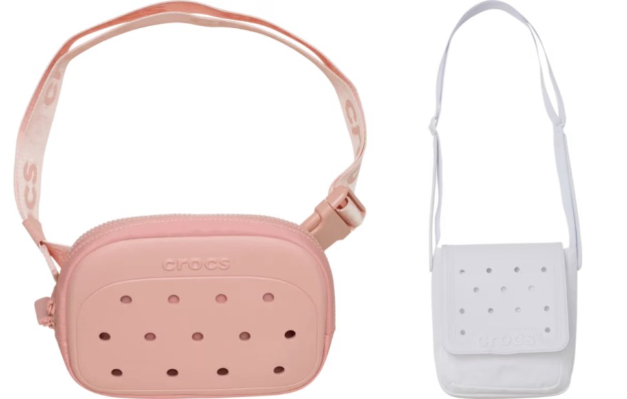 crocs belt bag and crossbody purse