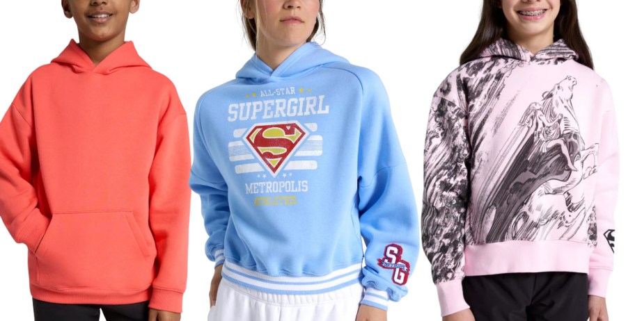kids and womens hoodies