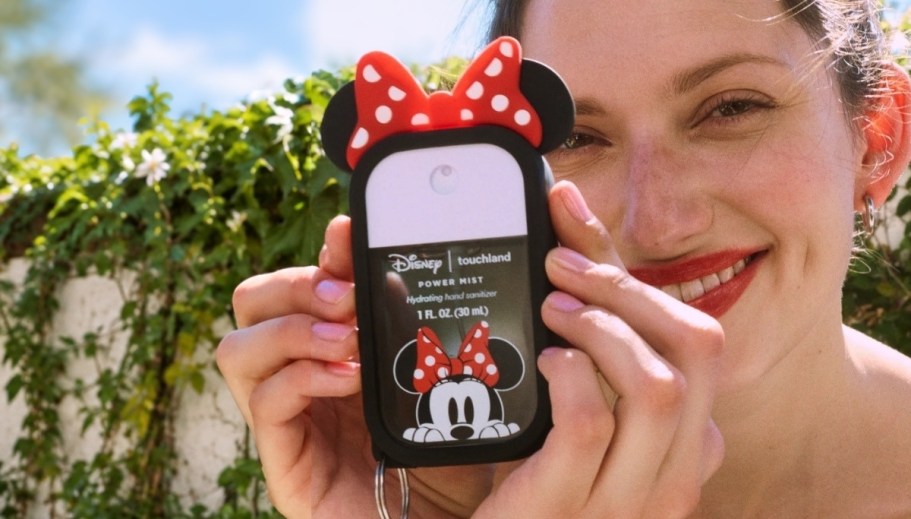 30% Off Touchland on UrbanOutfitters.com | Minnie Mouse Hand Sanitizer w/ Case Just $14