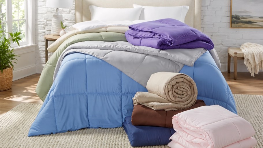 Macy’s Down Alternative Comforters Any Size Just $23 (Reg. $130+)