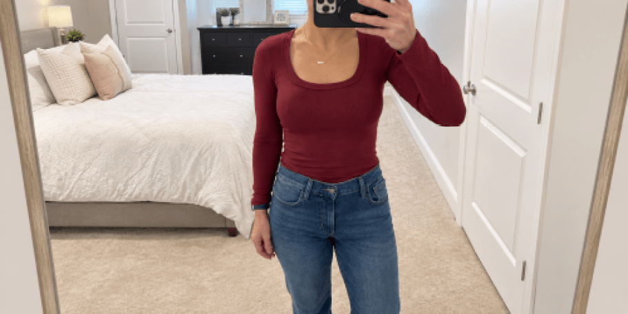 THREE Women’s Long-Sleeve Thermal Tops Just $14.99 on Amazon (Only $5 Each)