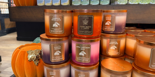 Bath & Body Works 3-Wick Candles Just $9 (Lower Than Candle Day!)