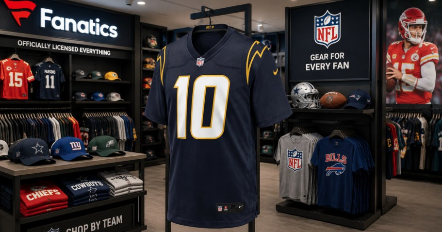 Up to 60% Off NFL Clothes & Gear (Easy Gift Ideas!)