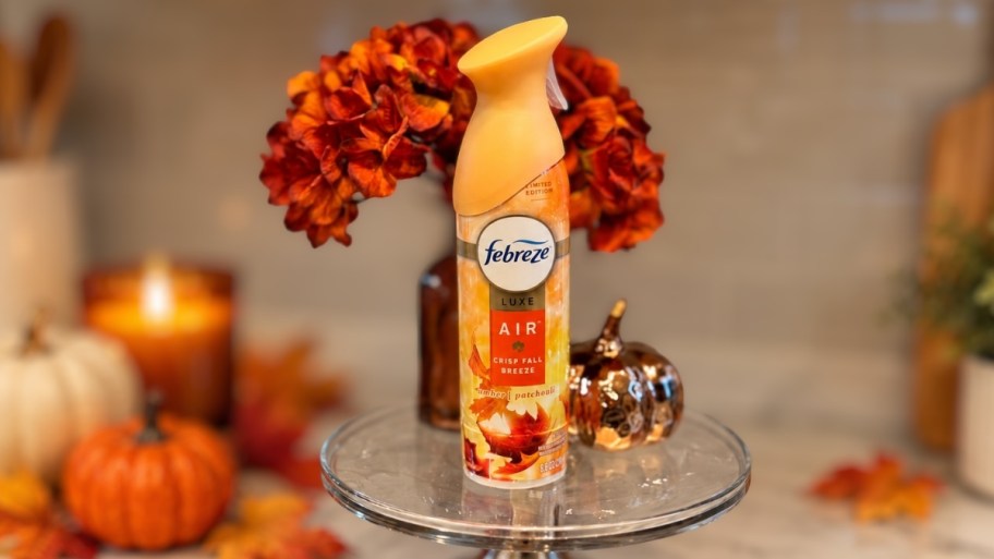 febreze crisp fall air deodorizer spray 