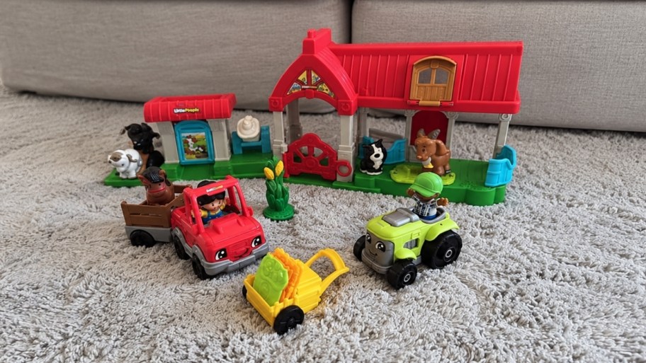 fisher price little people set on the floor