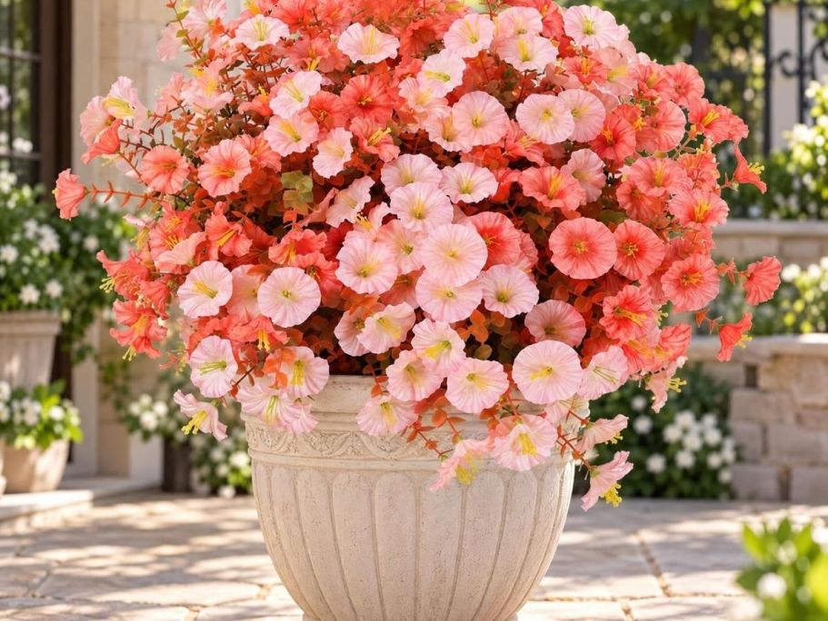 Artificial Flowers from $6.99 on Amazon (Easy Fall Porch Refresh!)
