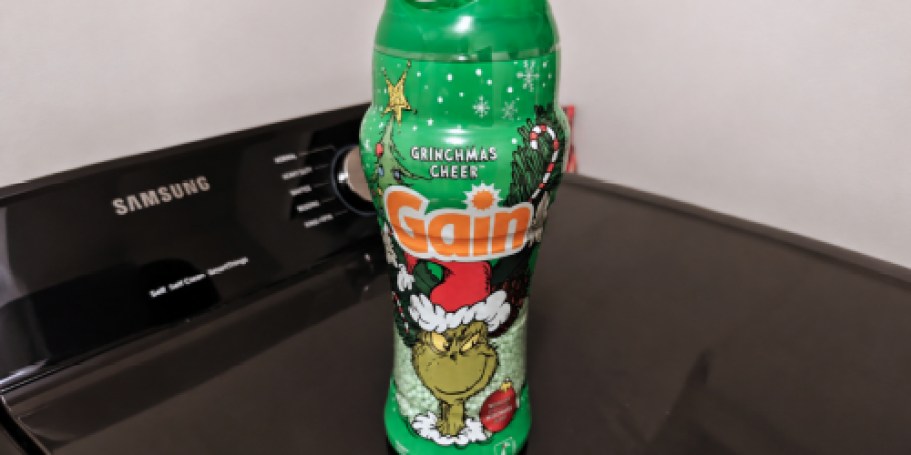 Grinch Gain Laundry Scent Booster Beads Just $5.41 Each Shipped on Amazon