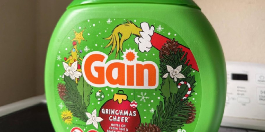 Sellout Risk! Grinchmas Cheer Gain Flings 60-Pack Just $12 Shipped w/ Amazon Prime