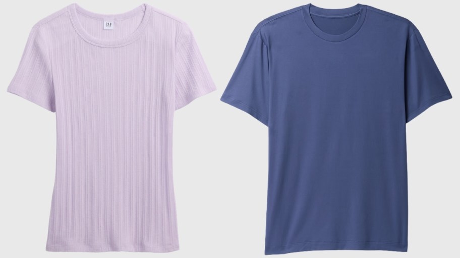gap womens and mens short sleeve tees