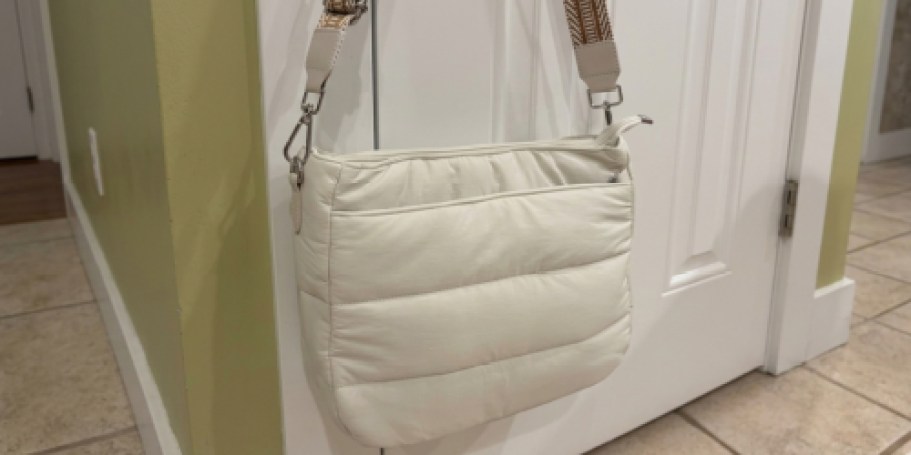 Puffer Hobo Crossbody Bag Only $9.99 on Amazon (Reg. $20)
