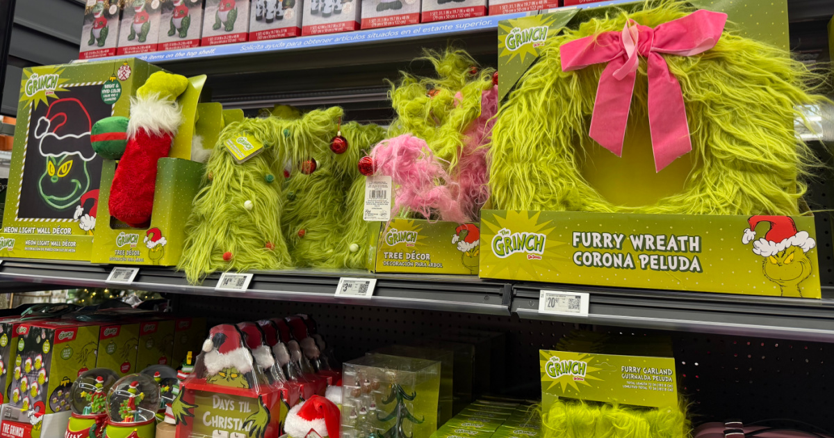 These NEW Walmart Grinch Christmas Decor Finds Are Mean & Green!