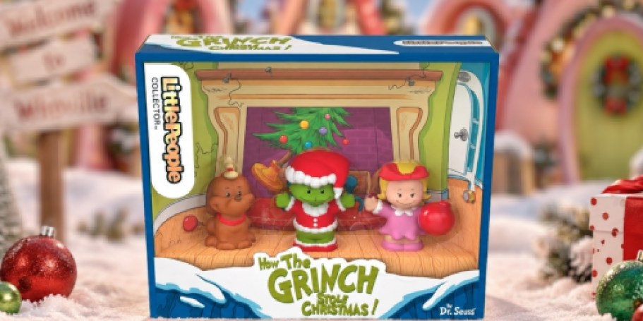Preorder NEW Grinch Little People Collector Set Just $21.99 on Amazon