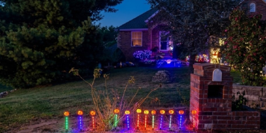 Solar Pathway Halloween Lights 12-Pack Just $15.99 on Amazon (Reg. $40)
