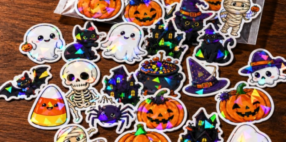 Vinyl Halloween Stickers 100-Count Just $3.49 on Amazon | Fun for Trick-or-Treating!