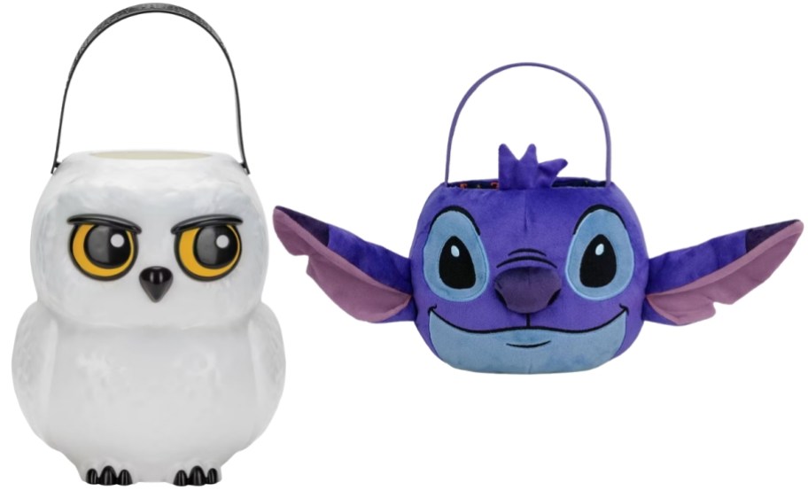 hedwig and stitch treat pails