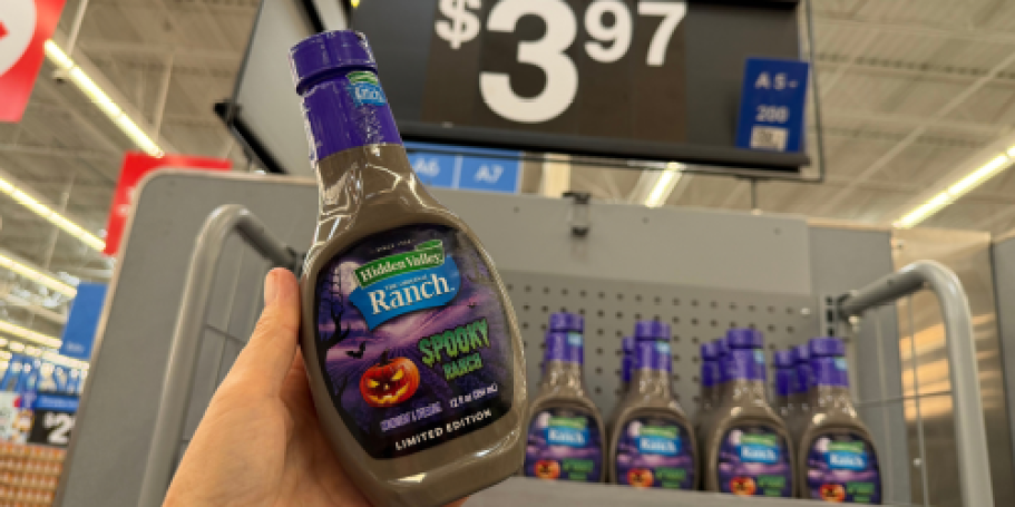 NEW Hidden Valley Spooky Ranch w/ Glow-in-the-Dark Bottle at Walmart