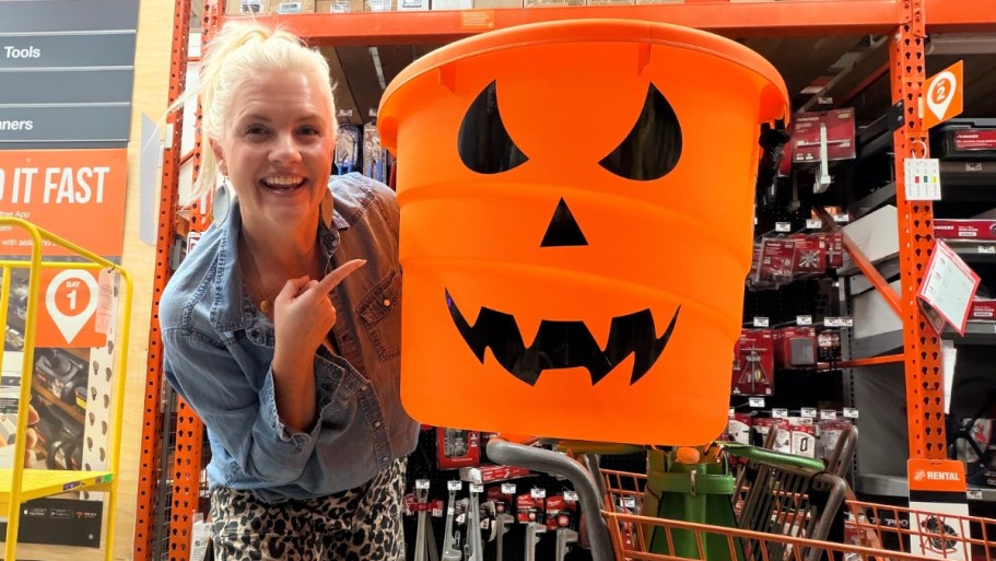 Home Depot’s HUGE Halloween Buckets Are Under $9