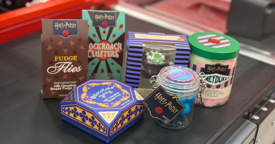 harry potter candy on checkout belt