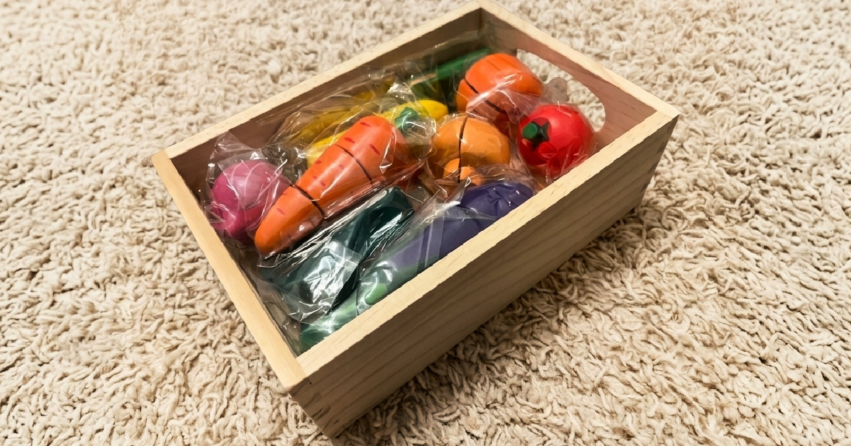 Wooden Toy Food Playset Just $13.99 on Amazon (Reg. $28)