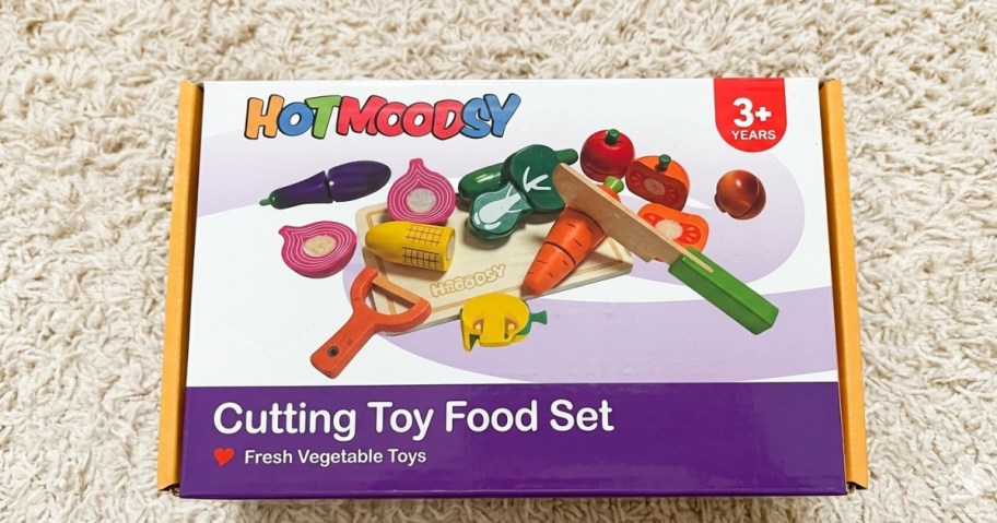 food playset on carpet