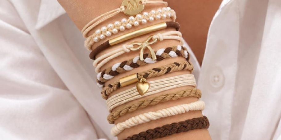 Hair Tie Bracelets Only $4.79 on Amazon (Cute Tween Stocking Stuffer Idea)