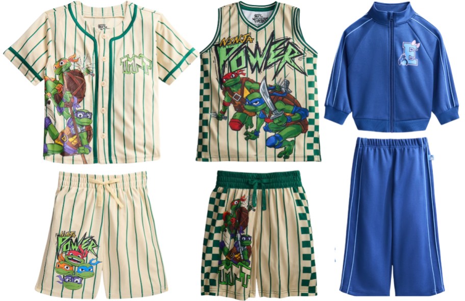 three kids short sets