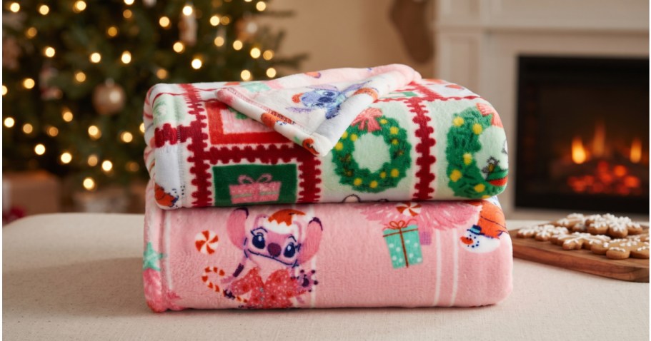 NEW Kohl’s Big One Throw Blankets Only $8.49 | Christmas, Disney & Peanuts Prints