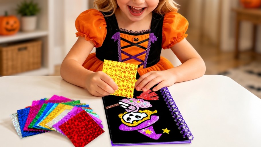 Kids Halloween Foil Art Craft Kit Just $9.97 on Amazon
