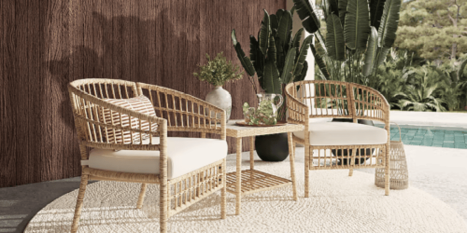 *HOT* Wicker 3-Piece Patio Set Just $199 Shipped on Lowes.com (Reg. $398)