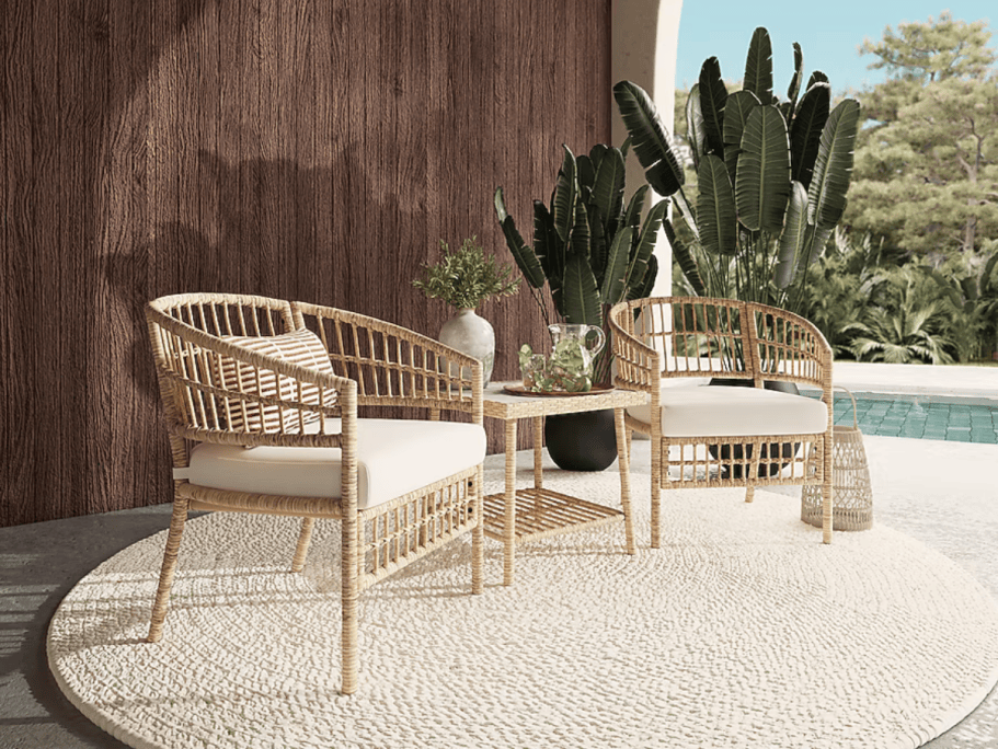 *HOT* Wicker 3-Piece Patio Set Just $199 Shipped on Lowes.com (Reg. $398)