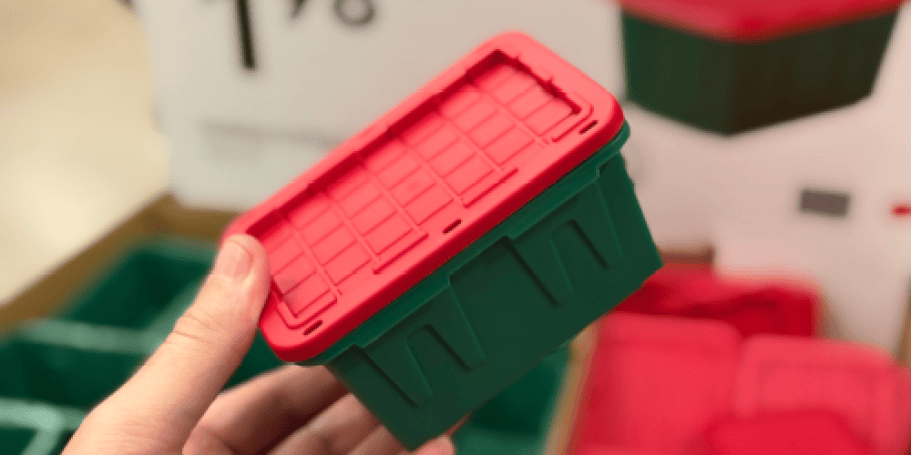 NEW Red & Green Holiday Teeny Totes Just $1.98 at Lowe’s