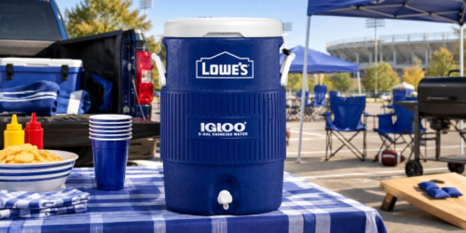 Lowe’s Igloo 5-Gallon Insulated Beverage Cooler Just $27.98 Shipped