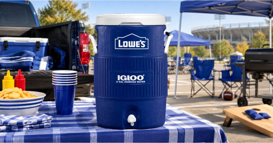 Lowe’s Igloo 5-Gallon Insulated Beverage Cooler Just $27.98 Shipped