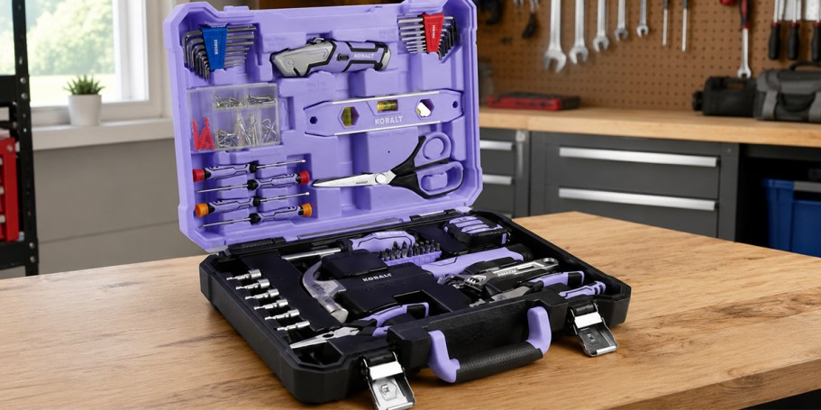 Kobalt 158-Piece DIY Toolkits in NEW Colors Dropping Soon on Lowes.com