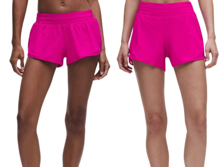 lululemon hottie shorts in pink