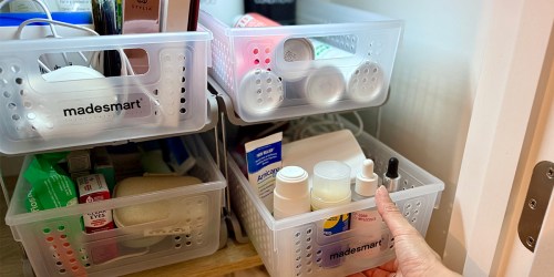 TWO Antimicrobial Under Cabinet Tiered Organizers Just $19.99 Shipped