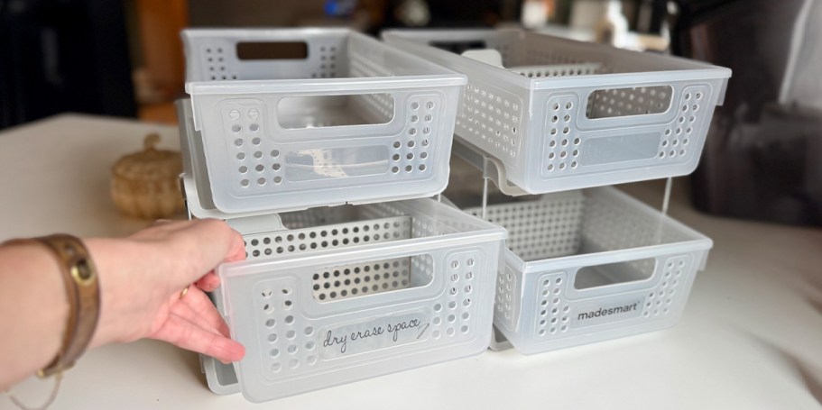 Antimicrobial Under Cabinet Tiered Organizers 2-Pack Only $19.99 Shipped
