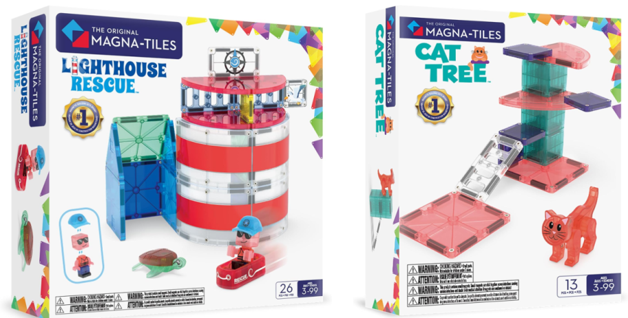 2 magna-tiles sets
