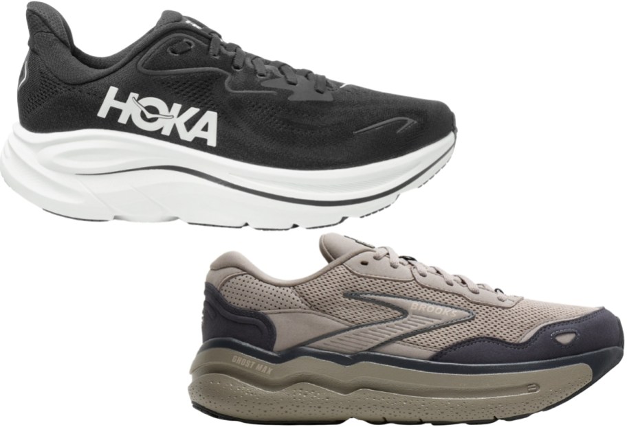 mens hoka and brooks running shoes